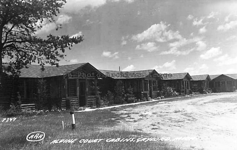 Alpine Court - Old Postcard